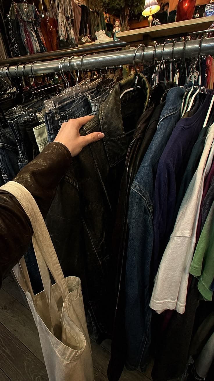 vintage garment shopping