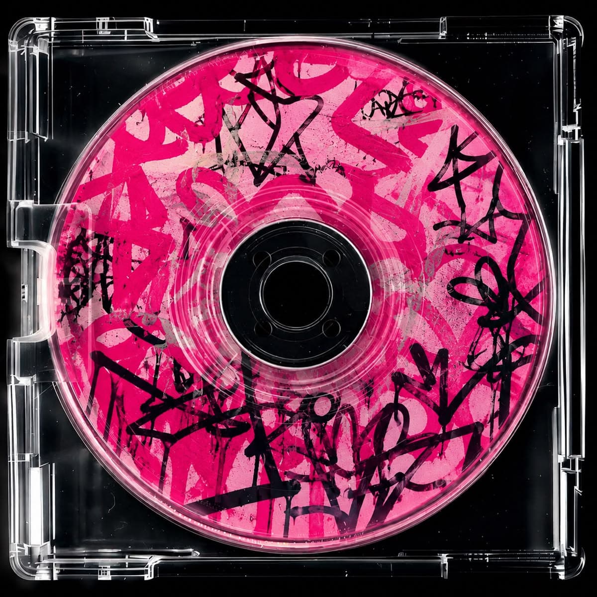 cd pink graffiti cover
