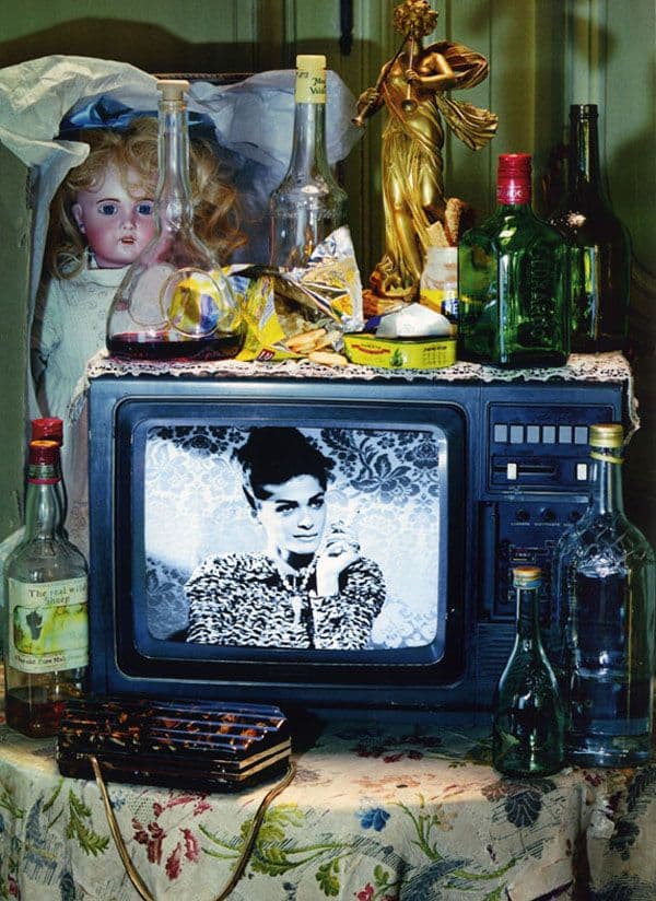 spooky tv setup