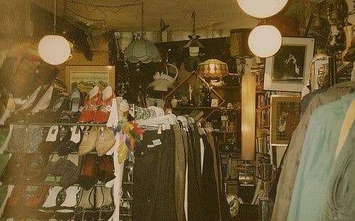 candid garment shopping